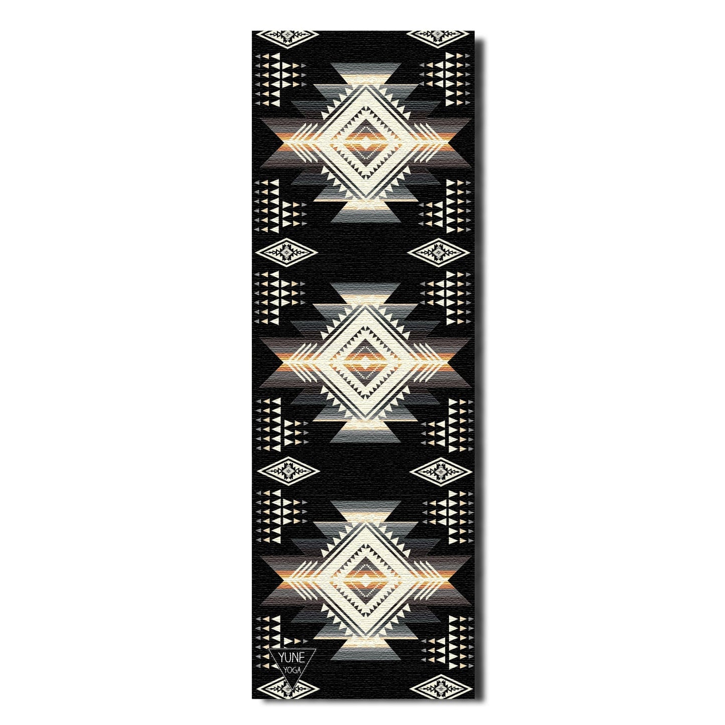 Buffalo Hills Shadow Yoga Mat – 6 mm Extra Thick, Double-Sided Non-Slip, Eco-Friendly PER with Southwestern Design | Yune Yoga